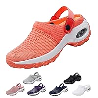 Orthopedic Clogs for Women, Air Cushion Orthopedic Slip On Shoes for Women, Arch Support Stretch Wide Width Sandals