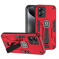 Phone Protective Case Case Compatible with Motorola Moto G14 with Built-in Kickstand Case Military Grade Drop Proof Duty Full Body Protective Case TPU Rubber and Hard PC Phone Case Cover Phone Cases (