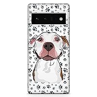 PadPadStore Puppy Phone Case Compatible with Google Pixel 7 Clear Flexible Silicone Paw Shockproof Cover