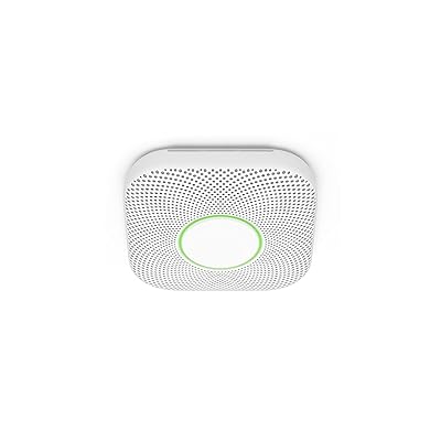 Google Nest Protect - Smoke Alarm - Smoke Detector and Carbon Monoxide  Detector - Battery Operated , White - S3000BWES