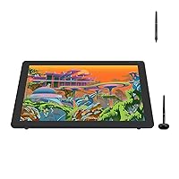HUION Kamvas 22 Plus QLED Drawing Tablet Bundle with PW550 Battery-Free Stylus, PenTech 3.0+