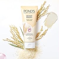 Pond's Bright Beauty Foam Cleanser (Rice) | Gentle Face Wash for Women | Deep Cleansing Formula | Moisturizing & Pure | 17 Amino Acid Complex