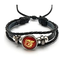 Original God Peripheral Bracelet Lady Girl Wristband Jewelry Anime Game God'S Eye 7 Element Glass Cabochon Bracelet Gift