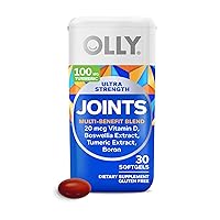 OLLY Ultra Joint Softgels, Boswellic Extract, Turmeric, Vitamin D, Boron, 30 Day Supply - 30ct