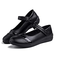 Black School Uniform Shoes for Girls, Round Toe Back to School Mary Jane Shoes for Girls Zapatos escolares (Little Girl/Big Girl)