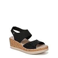 Bzees Womens Reveal Bright Wedge Sandal