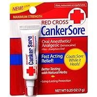 Red Cross Canker Sore Medication - 0.25 Oz (Packaging May Vary)