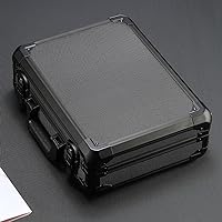 18 Grid Aluminum Watch Clock Boxes Suitcase Case Watch Bracket Display Storage Box Mobile Partition With Lock
