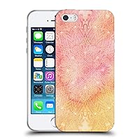 Head Case Designs Officially Licensed Aimee Stewart Pink Twinkle Mandala Soft Gel Case Compatible with Apple iPhone 5 / iPhone 5s / iPhone SE 2016