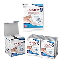 Dynarex DynaFit Compression Stockings Knee High, 15–20 mmHg, Help Prevent Blood Clots, Relieve Pain & Varicose Veins, White, Medium, 1 Box of 12 Stockings