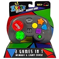 Brain Blast - Memory & Light Chase 2 Games in 1. Exciting & Unique Electronic Handheld Game for Kids Ages 3+. Challenge Yourself to Repeat The Patterns & Advance to Higher Levels!