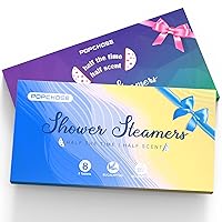 POPCHOSE Shower Steamers Aromatherapy - 16 Pack Shower Tablets, Self-Care Shower Bath Bombs, Stress Relief Nasal Congestion Gifts for Mom, Birthday Gifts for Women, Her, Mom, Men Who Have Everything