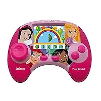 Lexibook - Disney Princesses - Power Console® - Bilingual French/English Educational Game Console with 100 Activities, JCG100DPi1, Pink