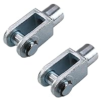 Othmro Cylinder Clevis,2Pcs Air Cylinder Rod Clevis End M16x1.5 Female Thread 78mm Length Y Type Connector Metal Pneumatic Air Cylinder Connectors Fittings for Air Cylinder Foot Mounting Work