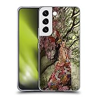 Head Case Designs Officially Licensed Nene Thomas Asian Silk Deep Forest Soft Gel Case Compatible with Samsung Galaxy S22 5G