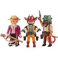 PLAYMOBIL Add-On Series - 2 Cowboys and Cowgirl
