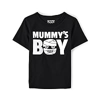 The Children's Place Baby Boys' and Toddler Short Sleeve Halloween Graphic T-Shirt