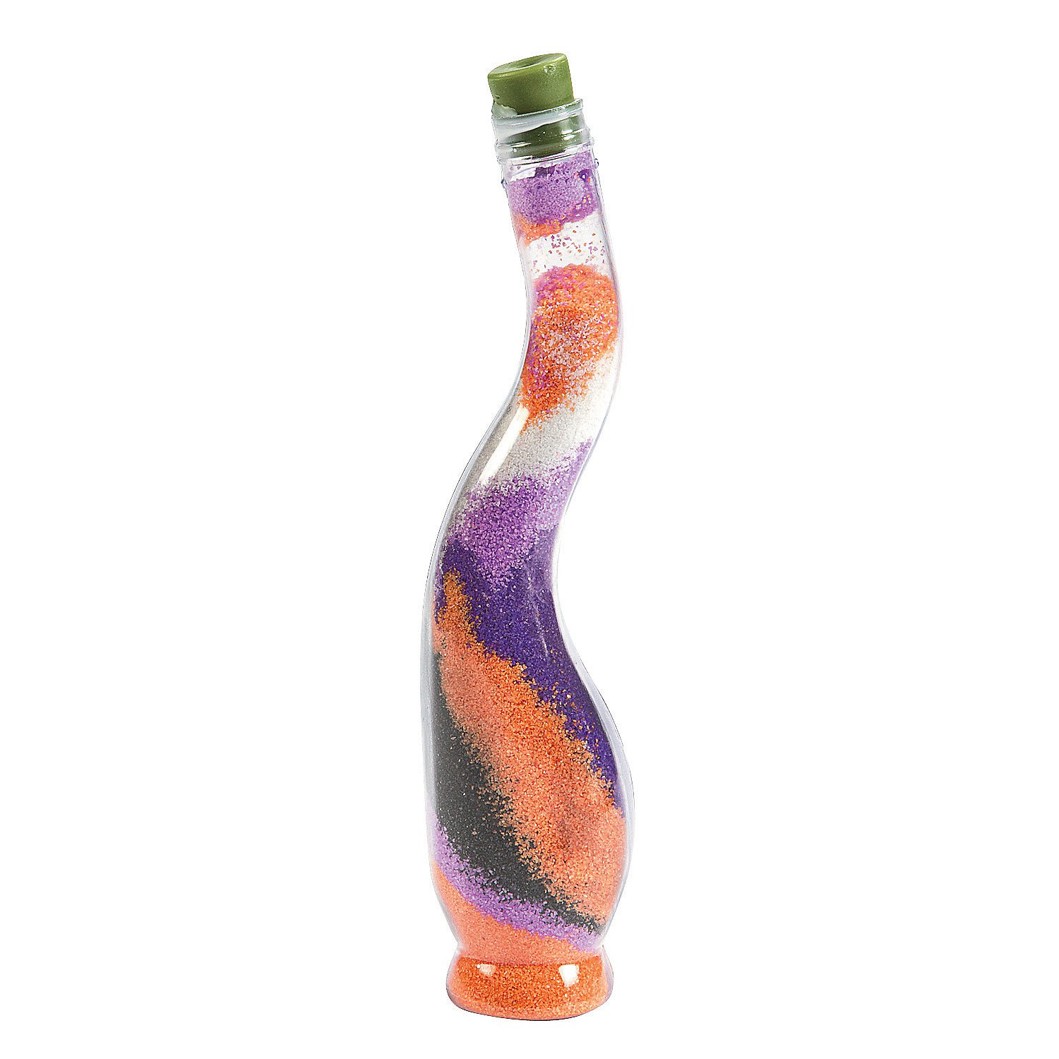 Long Neck Sand Art Bottle - Crafts for Kids and Fun Home Activities - 12 Pcs.