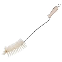 Redecker Baby Bottle Brush with Pig Bristles and Steel Wire and Beechwood Handle, 12-1/2-Inches