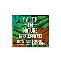 Faith in Nature Natural Coconut & Shea Butter Shampoo Bar 3.00 oz