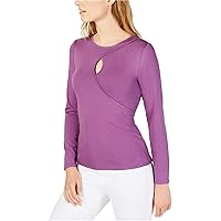 Vince Camuto Womens Keyhole Pullover Blouse
