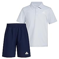 adidas Boys Short Sleeve Polo Shirt and Shorts 2-piece SetShorts Set