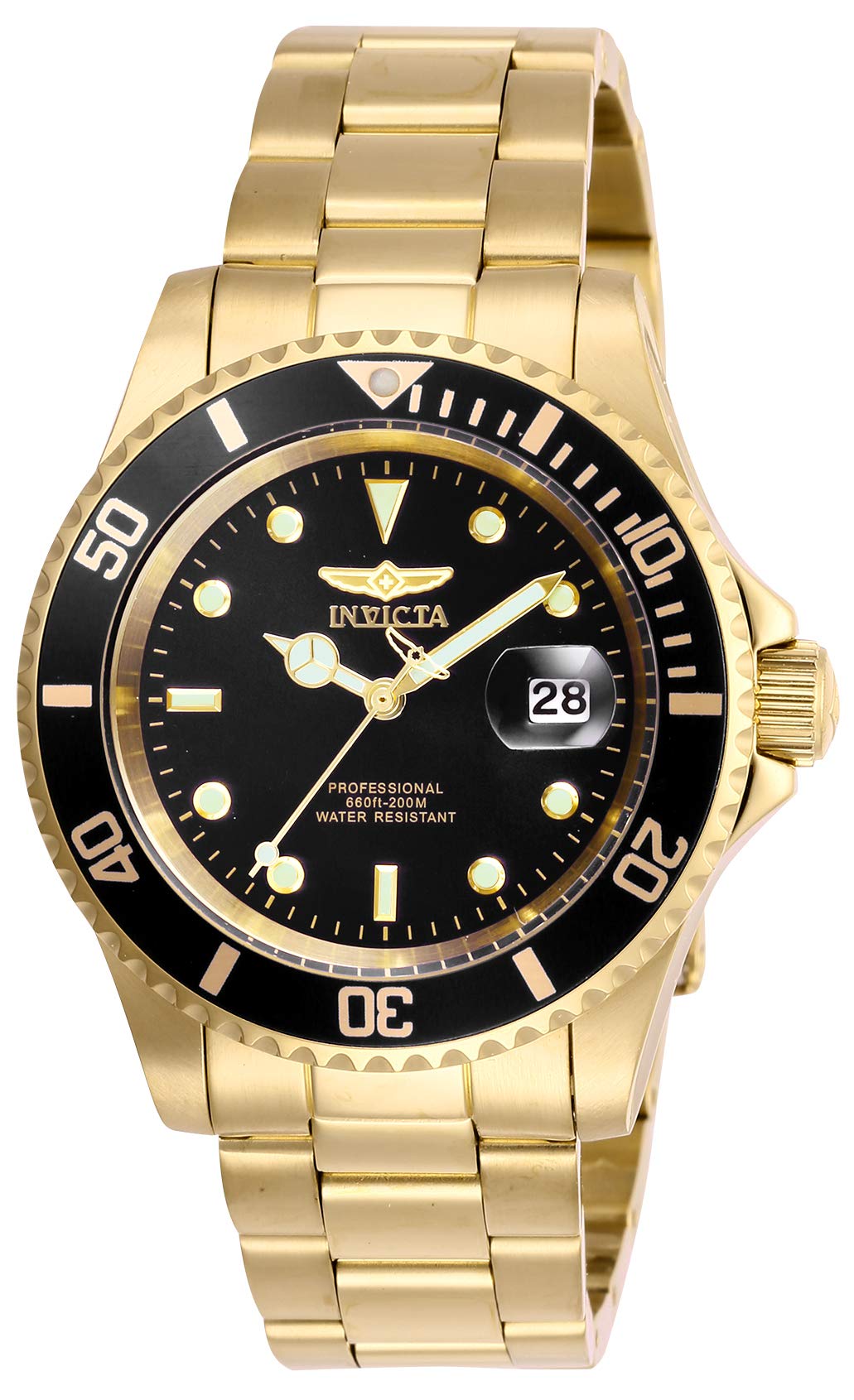 Invicta Men's Pro Diver Quartz Watch with Stainless Steel Strap