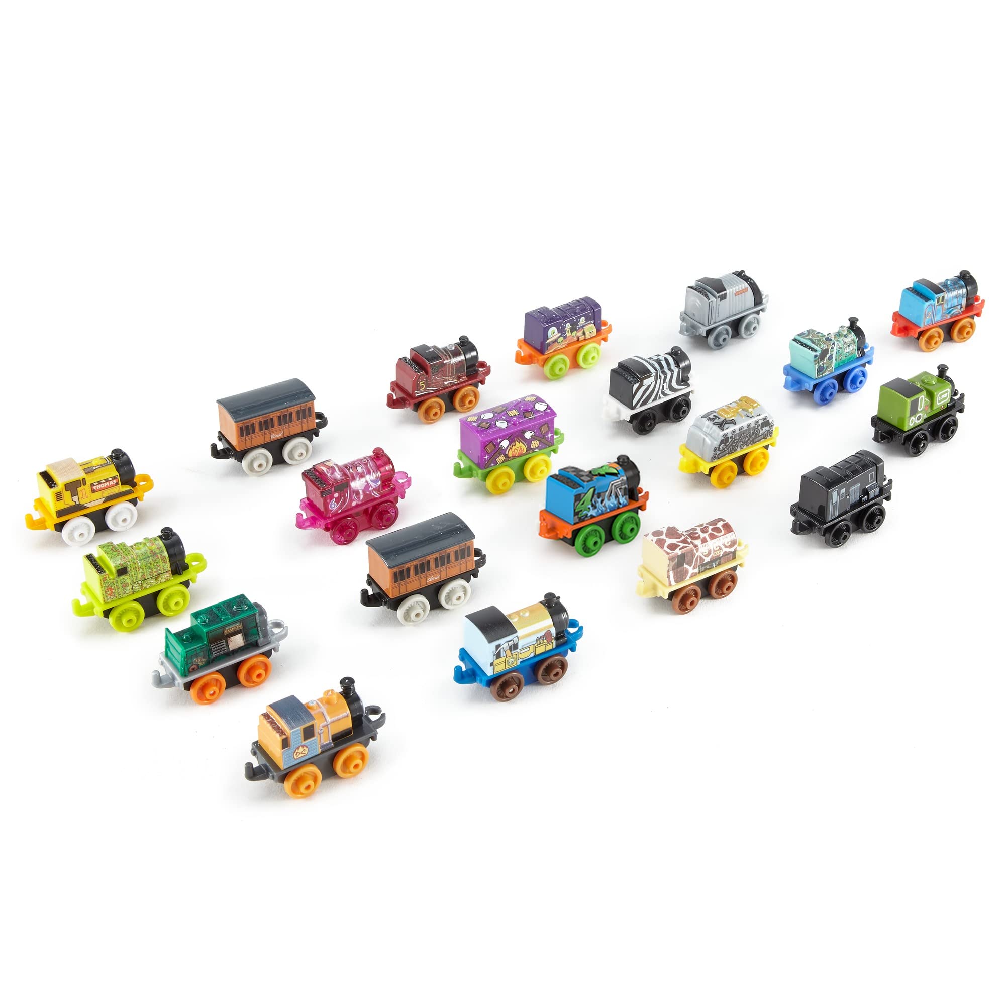 Thomas & Friends MINIS Toy Train 20 Pack for Kids Miniature Engines & Railway Vehicles for Preschool Pretend Play (Amazon Exclusive)