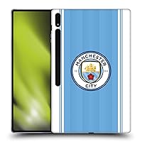 Head Case Designs Officially Licensed Manchester City Man City FC Home 2023/24 Badge Kit Soft Gel Case Compatible with Samsung Galaxy Tab S8 Ultra