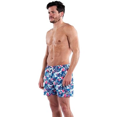 Third Wave Premium Swim Trunks - Men's 5 inch Inseam Quick Dry Swim Shorts for Beach and Swimming