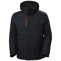 Helly-Hansen Kensington Insulated Winter Jackets for Men with Lightweight Breathable Waterproof Insulation, Detachable Hood