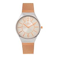 new northlady Womens Analog Quartz Watch with Stainless Steel Gold Plated Bracelet RA404207