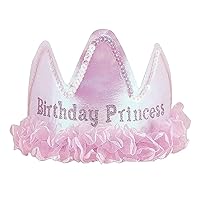 Birthday Princess Pink Cardstock Tiara - 10.31