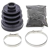All Balls Racing CV Boot Kit 19-5029 Compatible With/Replacement For Kawasaki KVF400C Prairie 4x4 1999-2002, Mule 610 4x4 2005-2008, Mule 610 4x4 VIN JK1AFEA1 9B547191 and lower 2009