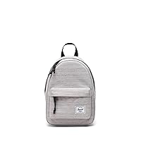Herschel Supply Co. Herschel Classic Mini Backpack, Light Grey Crosshatch, One Size