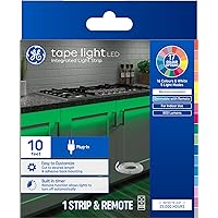 GE LED Tape Light, Indoor Plug-In Strip Light, Color Changing, 10ft