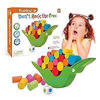 Foxmind Games Don't Rock The Croc, Toddler Boy Girl Games, Kids Games 3-5, Multiplayer 3 Year Old Board Games for Family Fun