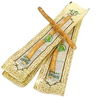 Miswak Stick :100% Natural Herbal Toothbrush for Teeth Whitening, Fresher Breath - Box of 10 Individual Sticks - Al Fajr