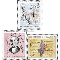 Croatia 286-288 (Complete.Issue.) 1994 Croatian Music (Stamps for Collectors) Music/Dance