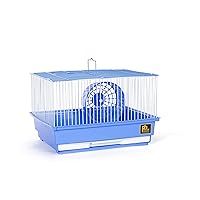 Single-Story Hamster and Gerbil Cage, Blue