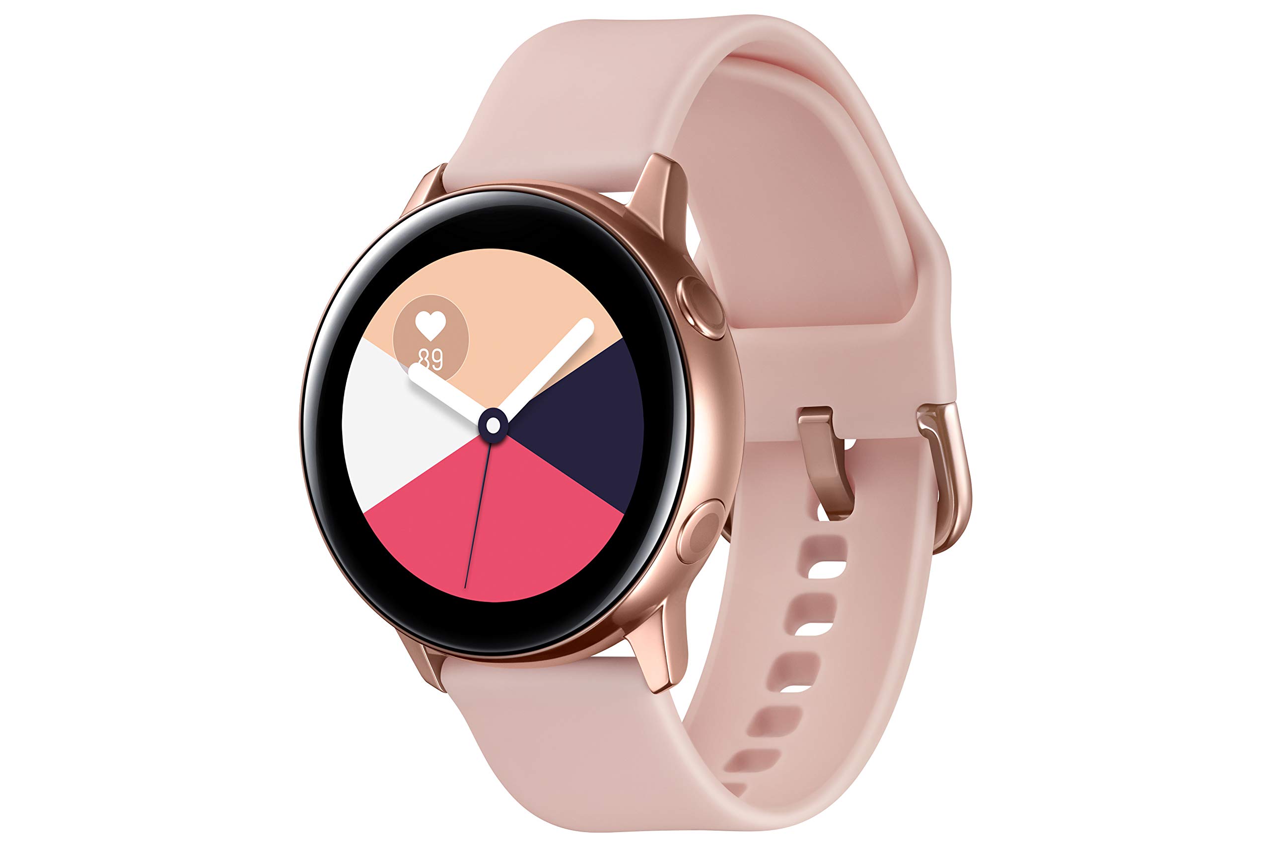 SAMSUNG Galaxy Watch Active (40MM, GPS, Bluetooth) Smart Watch with Fitness Tracking, and Sleep Analysis - Rose Gold (US Version)