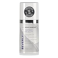 Mens Instant Facelift and Eye Serum Treatment for Dark Circles, Puffy Eyes, and Wrinkles