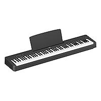 Yamaha 88-Key Weighted Action Key Digital Piano with Power Supply and Sustain Foot Switch (P143B)