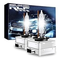 RCP - D1S4 - (A Pair) D1S/ D1R 4300K Xenon HID Replacement Bulb Factory White Warm White Metal Stents Base Car Headlight Lamps Head Lights 35W