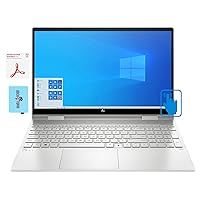 HP Envy x360 15t Home and Business Laptop 2-in-1 (Intel i7-1165G7 4-Core, 16GB RAM, 256GB SSD + 16GB Optane, Intel Iris Xe, Win 10 Home) with Adobe Acrobat Standard, Hub , 15-15.99 inches