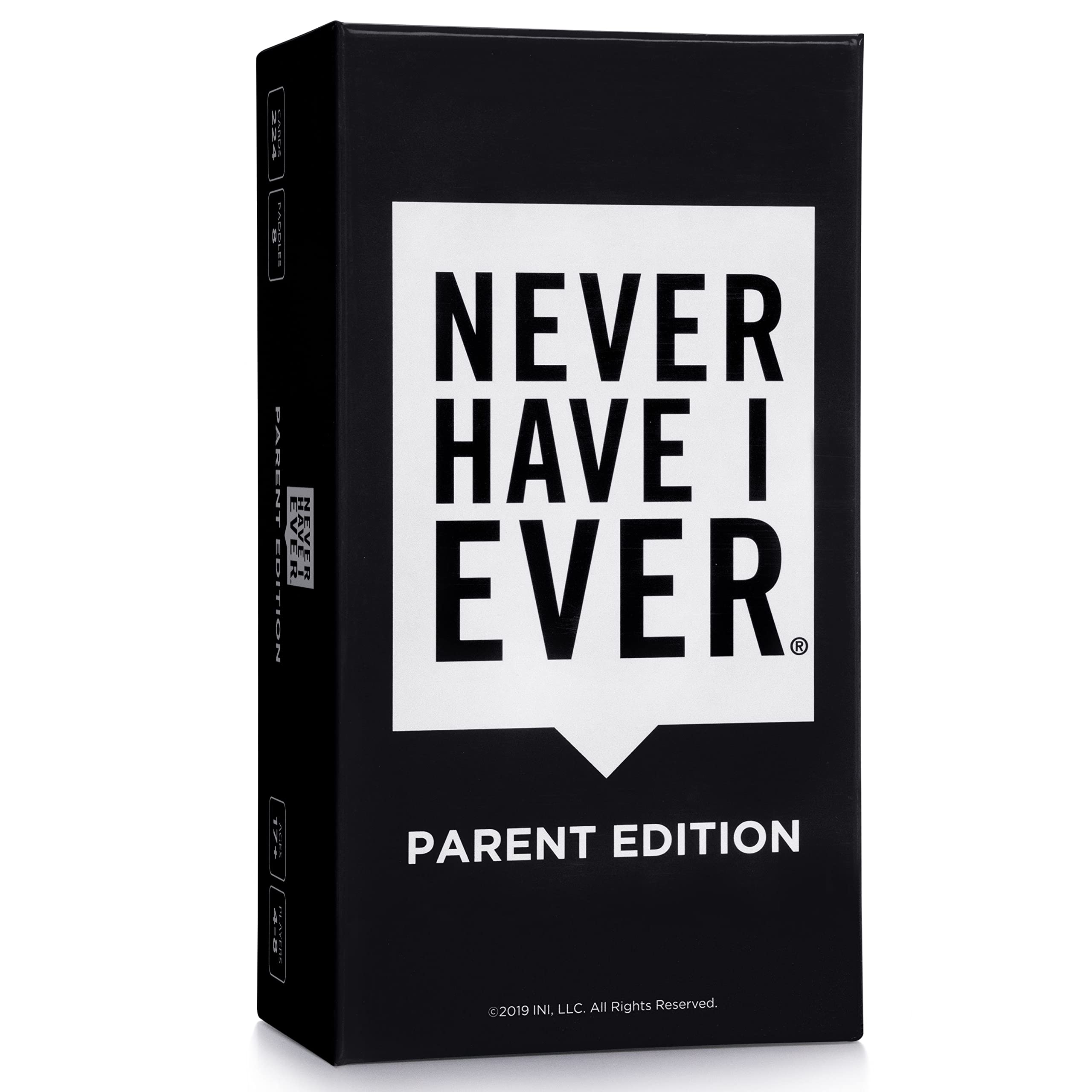 Never Have I Ever Parent's Edition Card Game Set | Fun Game Night Party Games for Adults | for 2+ Players | Ages 17 +