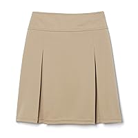 French Toast Girls' Toddler Pull-on Kick Pleat Scooter School Uniform Skirt