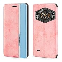 for Cubot Kingkong AX Case, Fashion Multicolor Magnetic Closure Leather Flip Case Cover with Card Holder for Cubot Kingkong AX (6.58”)