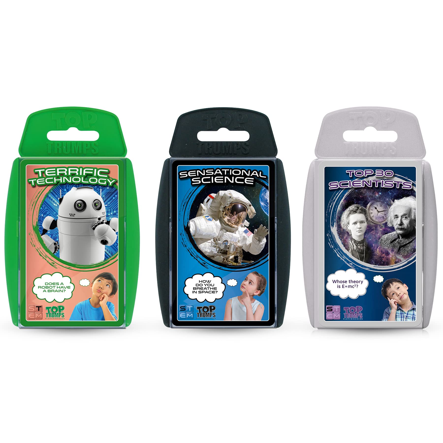 Top Trumps STEM: Science and Technology Top Trumps Card Game Bundle