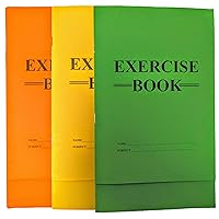 6 Pack of Exercise Books - 48 Lined Pages Each